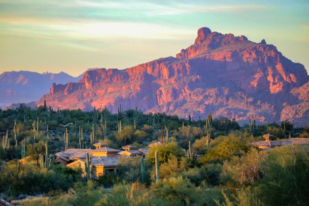Pinnacle Peak, a mountain near Scottsdale, Arizona