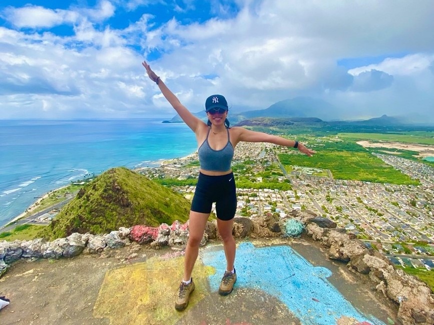 A Hilton Grand Vacations Owner enjoys working remotely from Oahu, Hawaii 