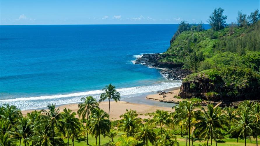 Beach Cove on Kauai, Hawaii