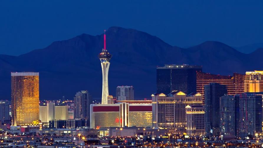 The Las Vegas Strip at night