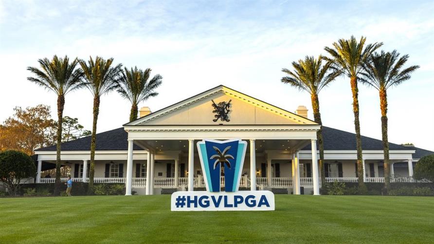 The clubhouse at Lake Nona Golf & Country Club during the Hilton Grand Vacations Tournament of Champions