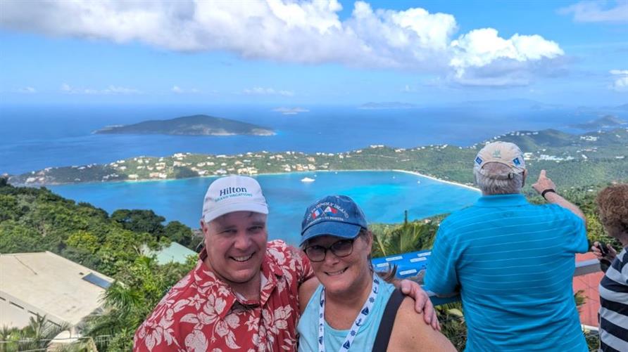 Vacation picture taken by Hilton Grand Vacations Members during a cruise stop