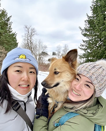 Hilton Grand Vacations Member and partners Sissi C. and Peiting L.