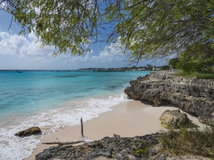 Cove and beach in Barbados