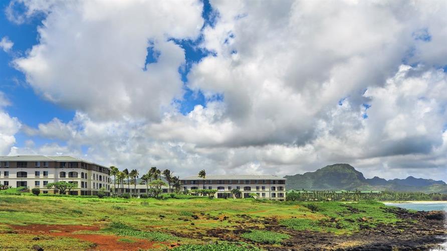 Exterior of The Point at Poipu, a Hilton Vacation Club in Maui, Hawaii