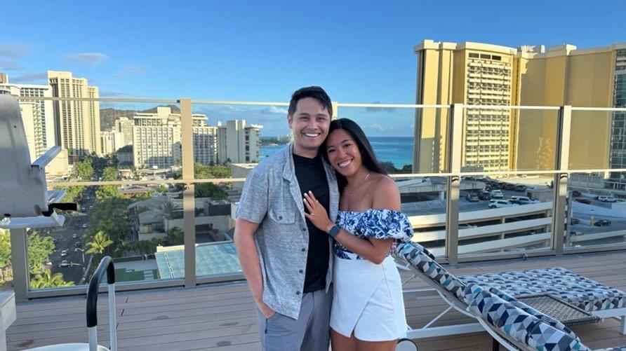 HIlton Grand Vacations Member, romantic vacation, roof top pool, Hokulani Waikiki, a Hilton Grand Vacations Club, Oahu, Hawaii. 