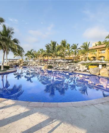 Pool at Fiesta Americana Villas Los Cabos All Inclusive Golf and Spa Resort located at Cabo del Sol, Los Cabos, Mexico.