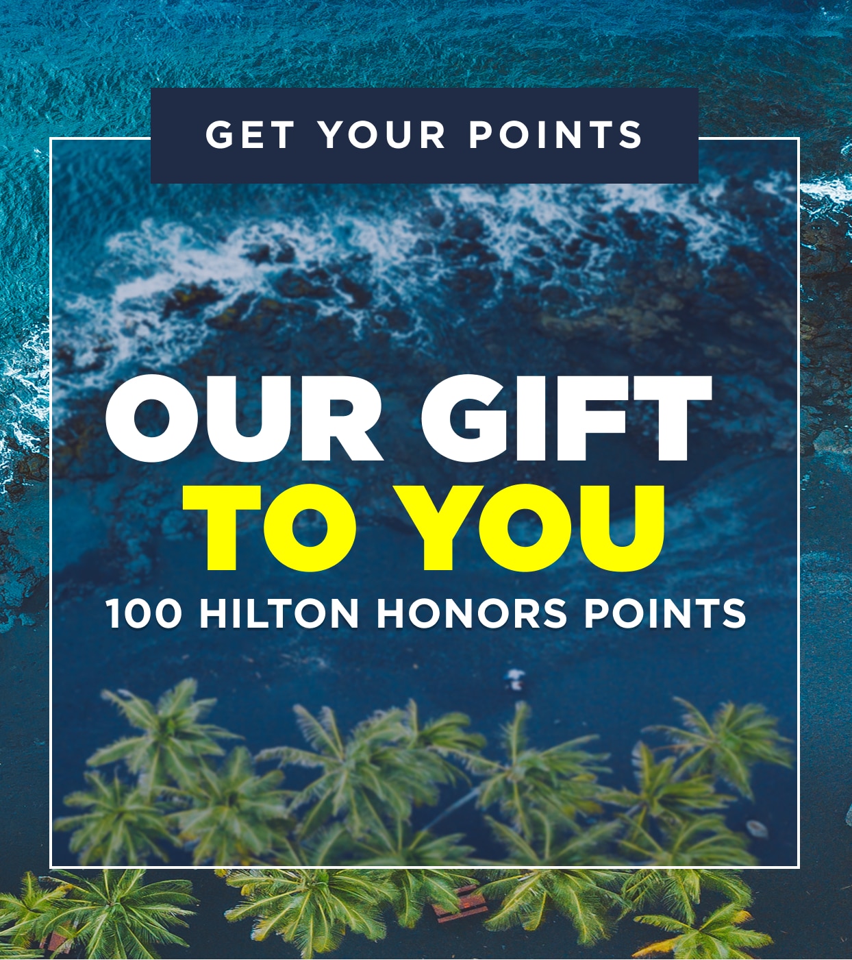Get Your Points. Our Gift To You 100 Hilton Honors Points