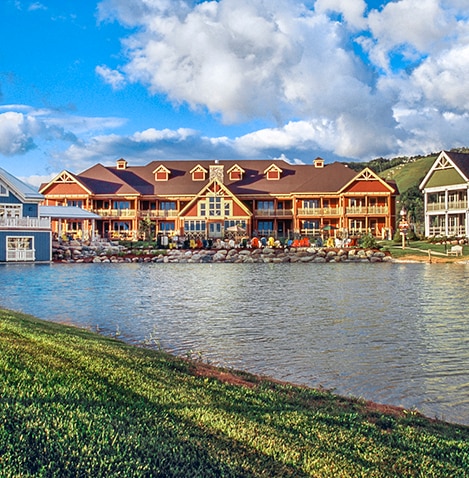 Exterior of Blue Mountain, a Hilton Grand Vacations Club.