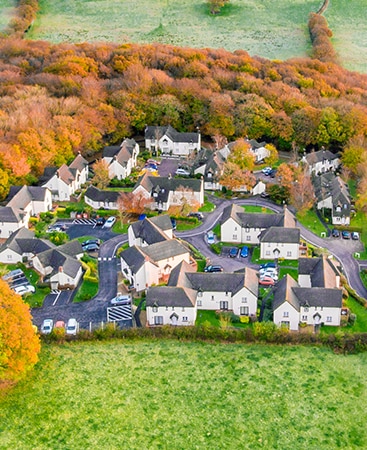 Woodford Bridge Country Club aerial view