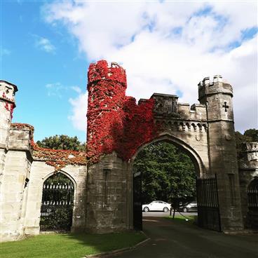 Archway to Scottish castle