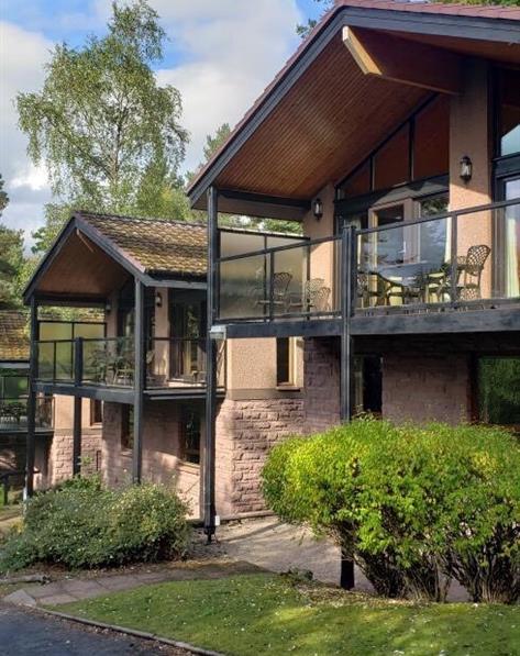 Craigendarroch Lodges, a Hilton Grand Vacations Club located at Ballater, Scotland, U.K.