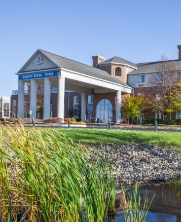 View Over The River at Varsity Club South Bend, a Hilton Vacation Club