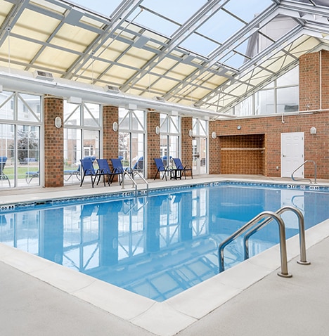 Indoor pool at Varsity Club South Bend, a Hilton Vacation Club