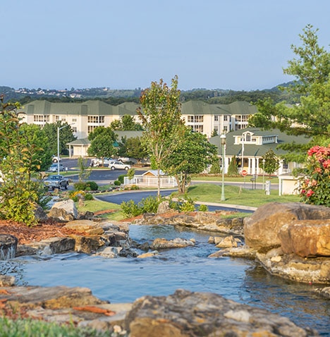 The Suites at Fall Creek exterior view