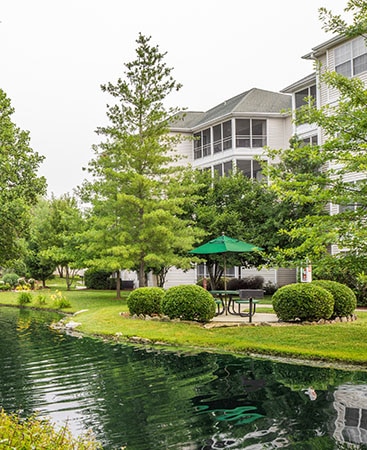 The Suites at Fall Creek exterior view