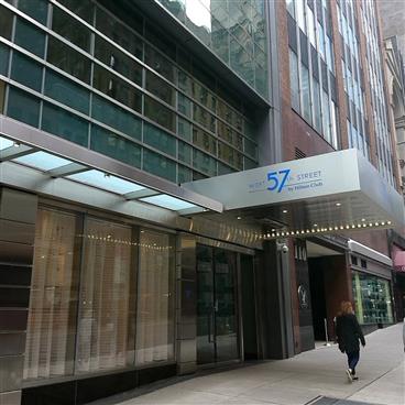 Walking through New York city