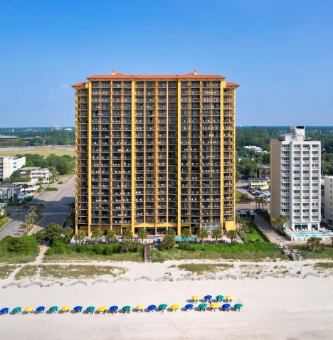 Aerial view of Anderson Ocean Club, a Hilton Grand Vacations Club