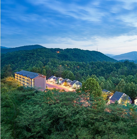 Aerial view of MountainLoft™, a Hilton Vacation Club
