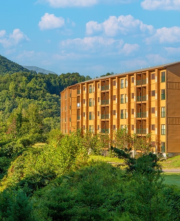 Exterior of the MountainLoft™, a Hilton Vacation Club