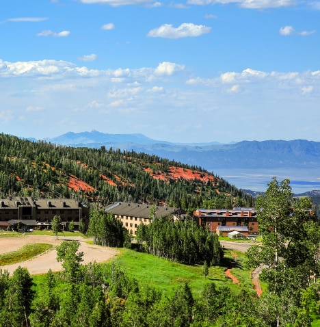 Aerial view of Cedar Breaks