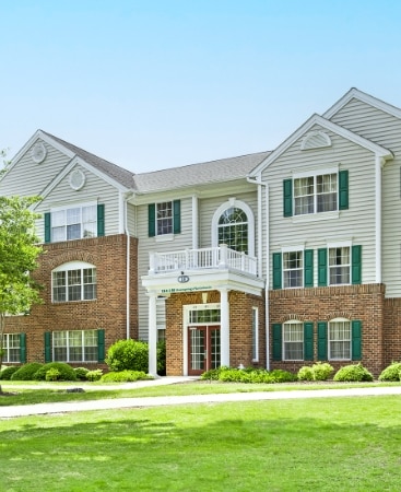 Front entrance of Greensprings, a Hilton Vacation Club
