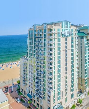 Exterior view of Oceanaire on Virginia Beach.