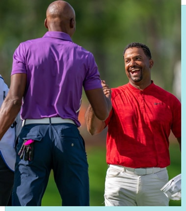 Golfers Celebrating on the Course